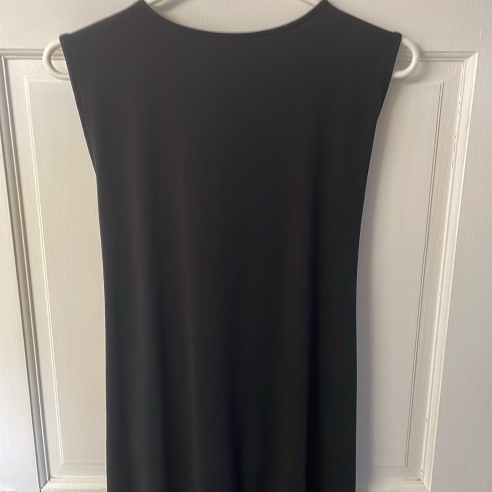 Eileen Fisher Stretch Jersey Knit Tie-Front Sleeveless Dress women’s size S - Picture 9 of 14